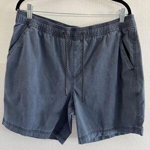 Bear Bottom Performance Shorts Mens XL  W34 Navy Drawstring Gym Training Running